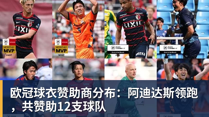 米兰体育欧冠球衣赞助商分布:阿迪达斯领跑,共赞助12支球队
